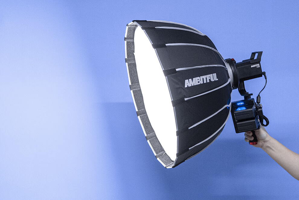 志捷fl80摄影灯led补光灯拍摄常亮灯摄影棚拍照聚光灯太阳灯直播影视