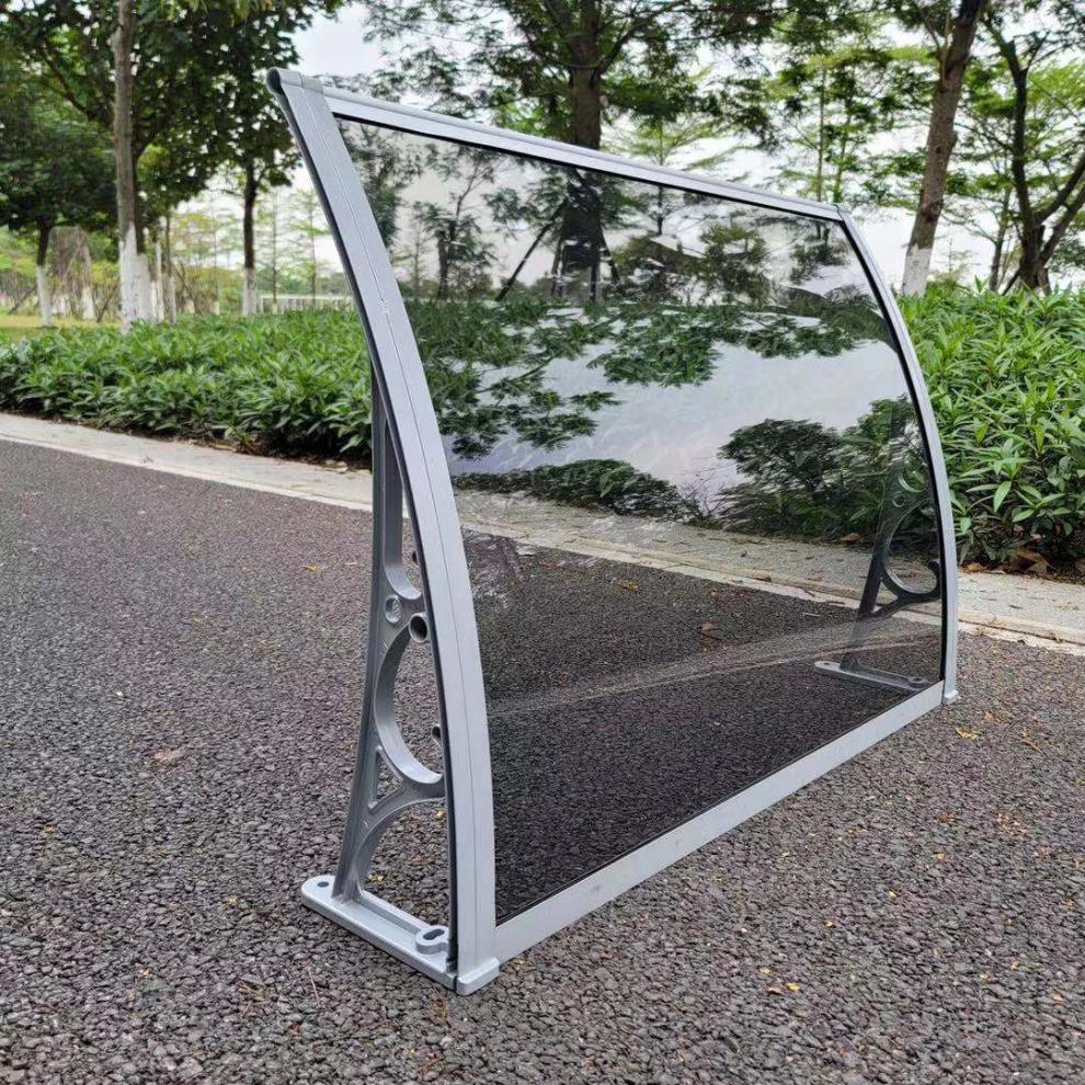 雨棚屋檐遮雨棚户外窗户阳台空调防雨挡雨遮阳棚铝合金家用雨搭子