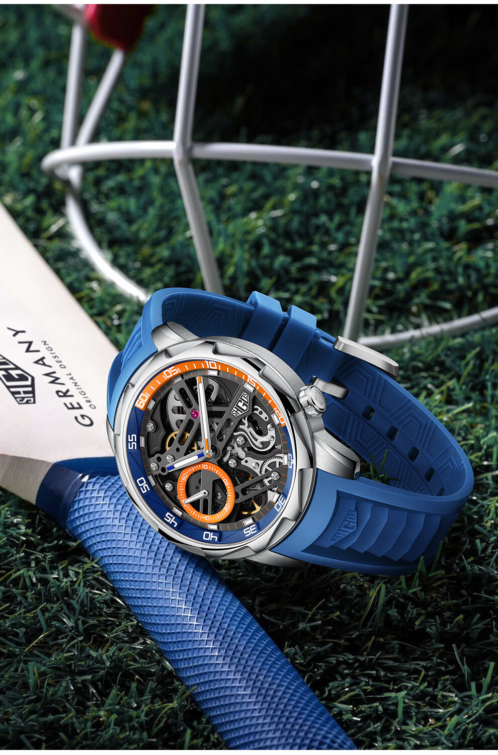 罗格斯(shgos) 德国手表大风车系列流浪地球联名镂空全自动机械表潮流