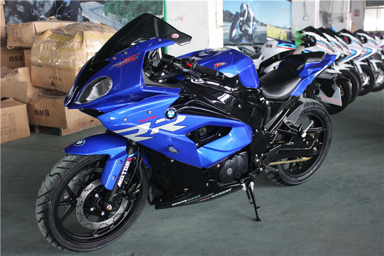 全新国产宝雕双rr摩托车大跑车地平线重型机车双缸水冷400大排量500