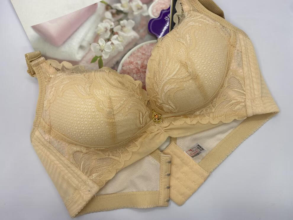 原色猫胸罩性感蕾丝性感v小胸平胸加厚超厚5cm女士内衣超聚拢调整收