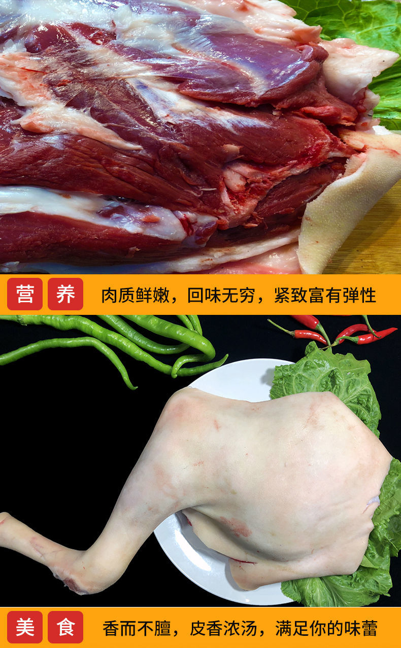 新鲜带皮羊腿羊排生羊肉后腿肉山羊蝎子羊杂羔羊脖子纯肉羊下水羊蝎子