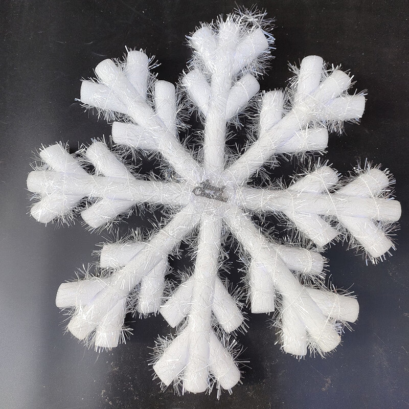 儿童节表演舞台道具装饰品八角圣诞泡沫雪花片酒吧商场舞蹈彩雪花