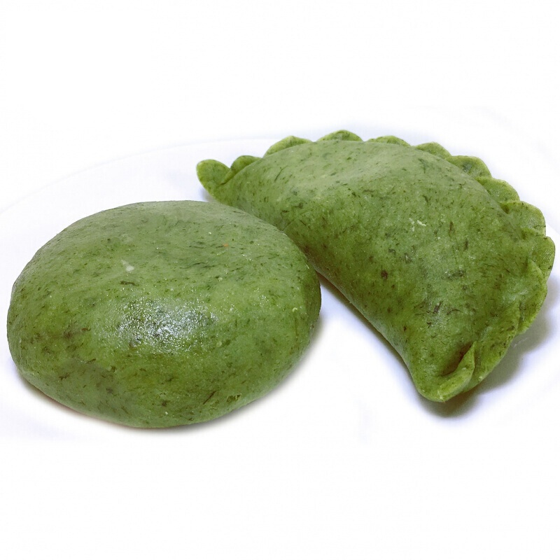 衢州特产开化米果米粿清明果艾果新鲜现做艾青团艾糍粑8个装850g 白的