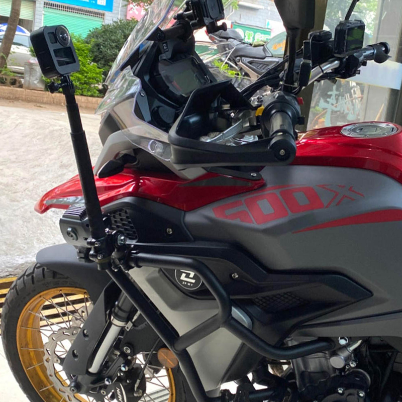自行车骑行自拍杆insta360onex2r自行车摩托车支架gopro单车骑行第三