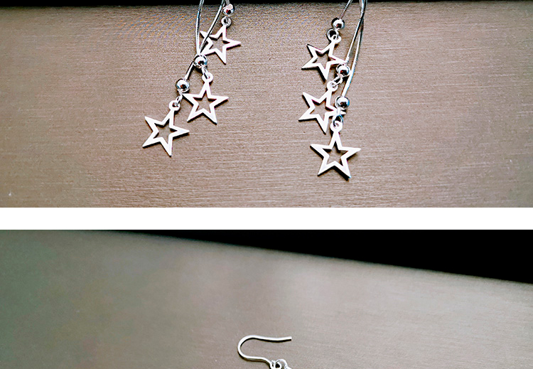 老凤祥款式999纯银耳环女防过敏春季气质长款足银耳坠圆脸显瘦流苏