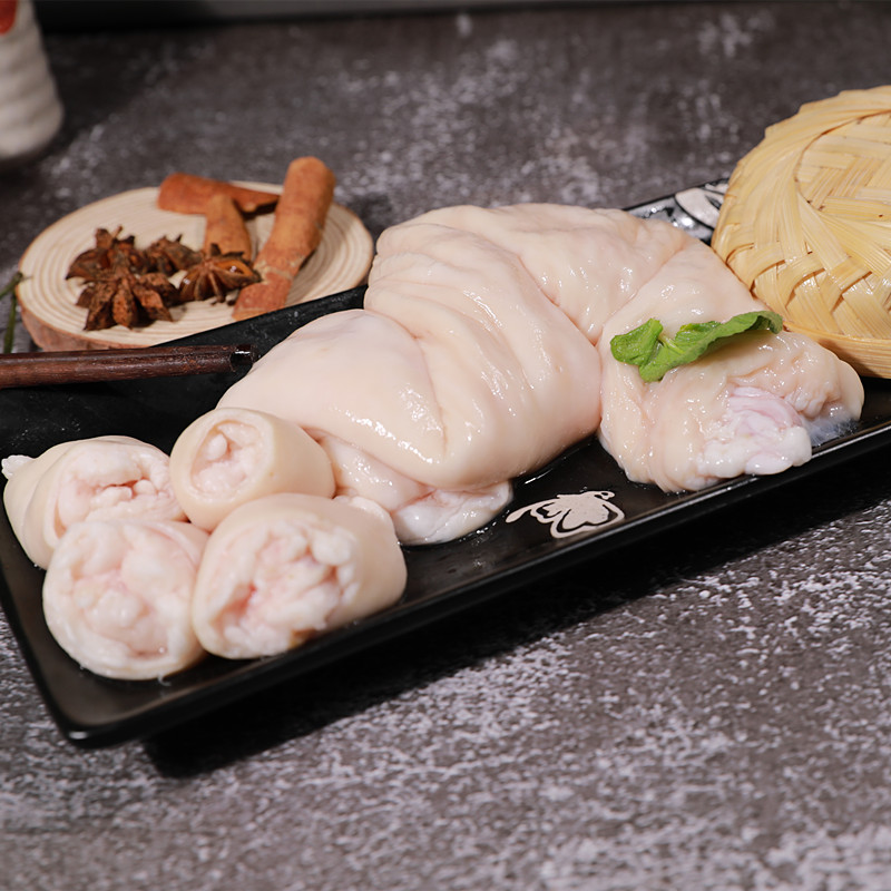 宝然猪大肠新鲜免洗肥肠农家土猪肠猪肠子 1斤