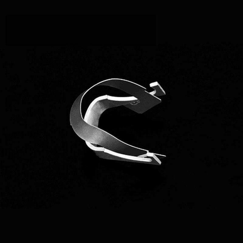 弹簧卡片蝴蝶卡铁皮卡kbg镀锌管卡丝杆吊筋管卡箍2050弹簧卡片定制