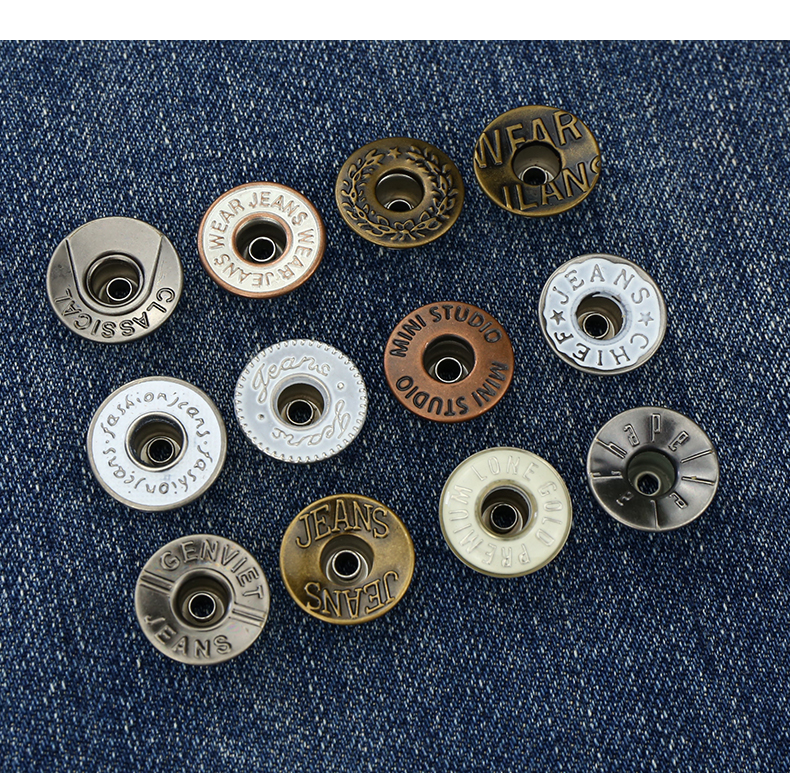 金属牛仔裤扣子裤腰扣改腰围裤腰改小调节扣背带裤扣子配件裤子扣倒边