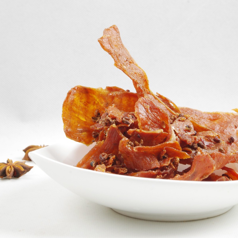 落花洲 莱芜风干肉90g 博山猪肉干山东口镇特产花椒肉 肉脯 特产休闲