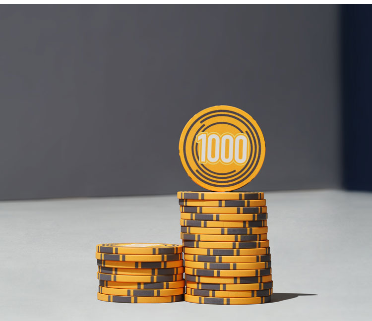 祥欣淇德州筹码德州扑克带面值陶瓷筹码筹码币10000面值陶瓷筹码一卷