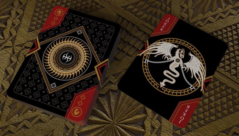 烫金进口收藏创意花切扑克牌lordz紫色黑暗领主devoxcm