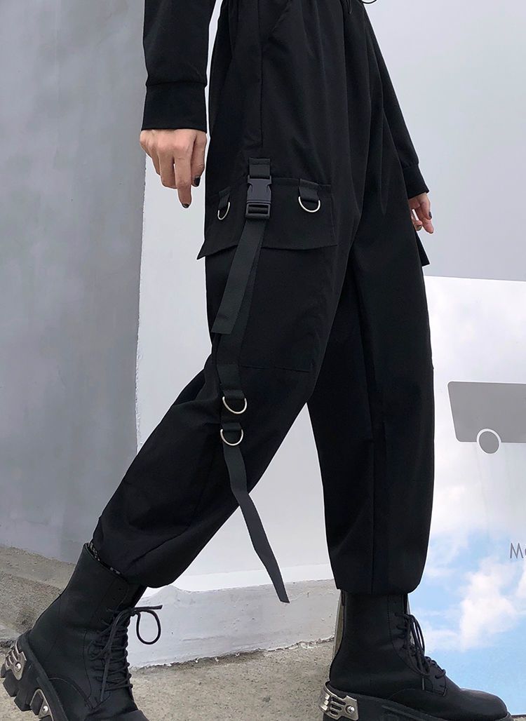 【新上架】【高质量】帝陀仕工装裤套装女秋帅气超酷霸气矮个子洋气