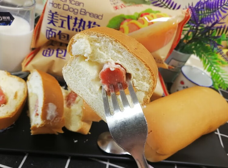 【官方旗舰】【圣诞节】美式热狗面包沙拉夹心120g*6个 营养早餐下午