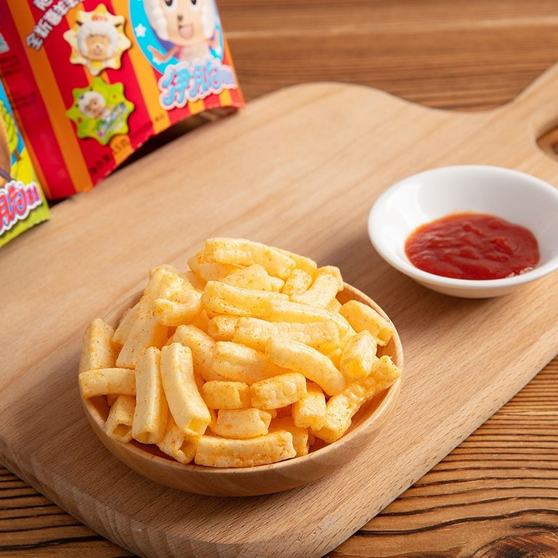 喜洋洋熊出没儿童休闲零食香脆原味膨化食品真脆薯条 【熊出没牛肉味