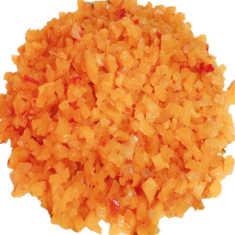 徐州萝卜榨菜红榨菜微辣微甜蛙鱼米线徐州咸菜榨菜丁白萝卜榨菜粒 3斤