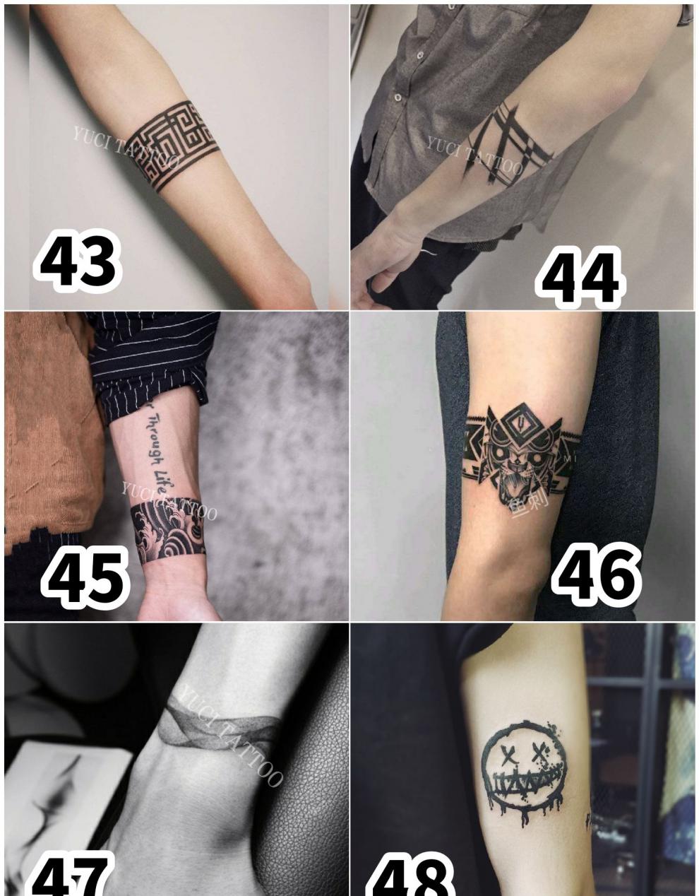 【旗舰自营】xxxtentacion纹身花臂网红纹身贴防水男潮ins风女暗黑系