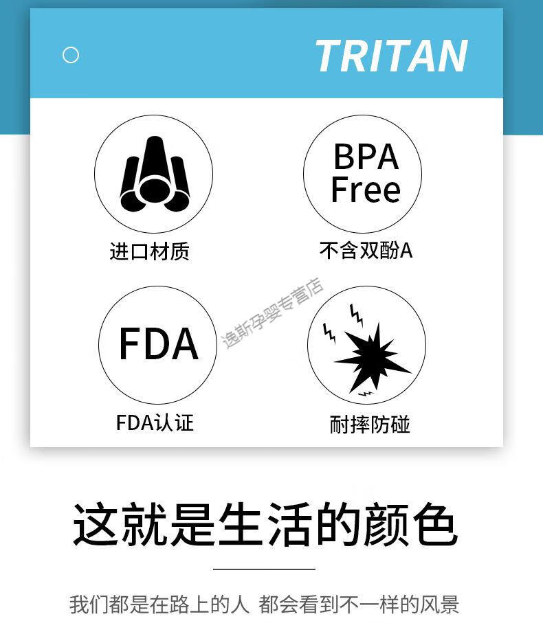 【新品】吸管中学生水杯防摔运动水杯大容量女户外便携健身水壶耐高温