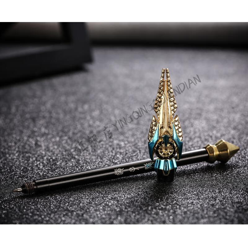 王者荣耀武器笔创意动漫王者笔武器金属赵云英雄荣耀签字黑笔孙悟空