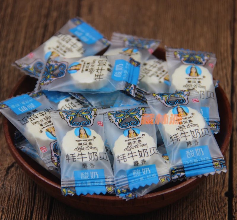 西藏牦牛奶片藏本香牦牛奶贝零食小吃原味酸奶草莓青稞一斤 原味一斤