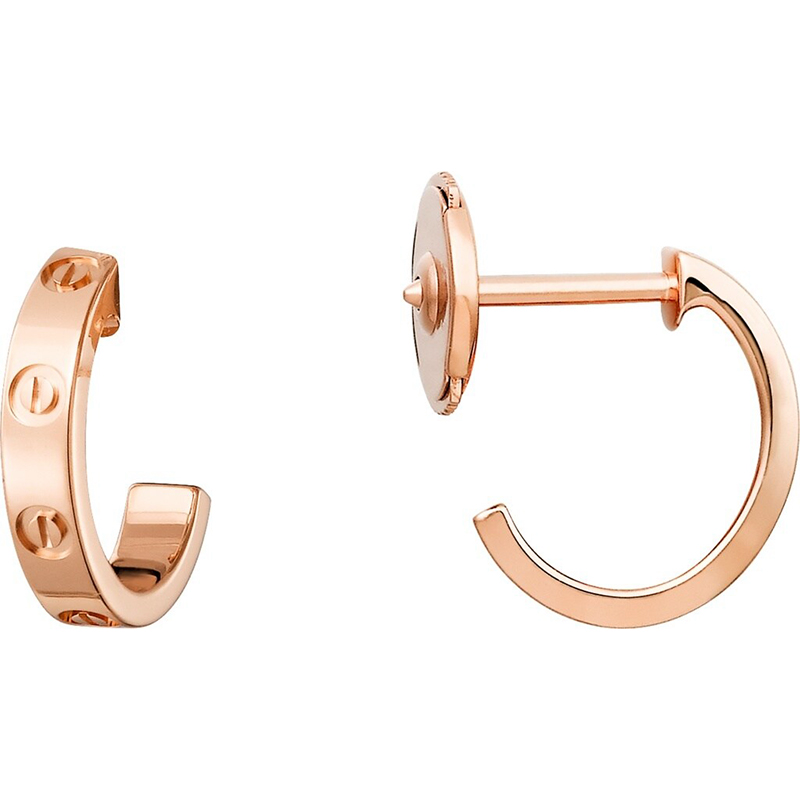 买手代购love耳环18k玫瑰金b8029000