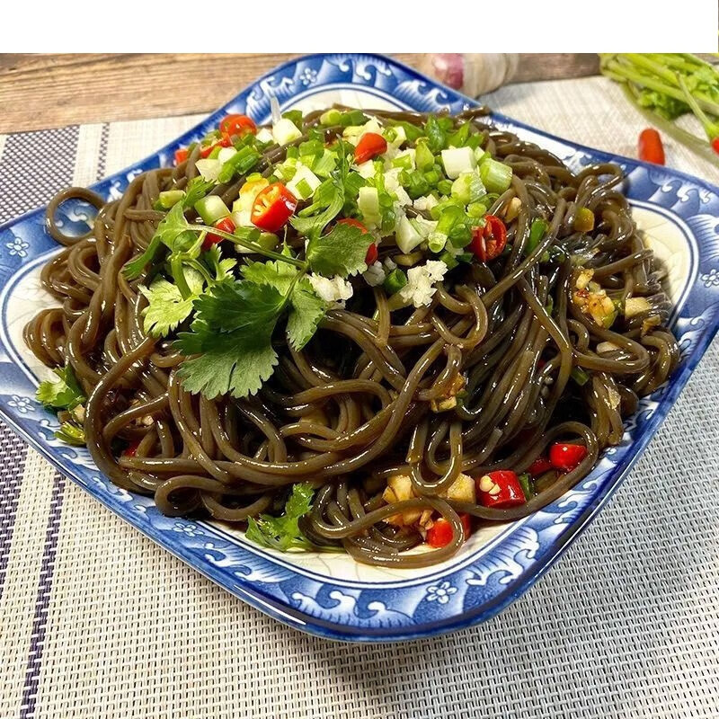 蕨根粉絲帶調料四川特產酸辣蕨根粉涼拌涼拌菜火鍋食材蕨根粉批發1袋