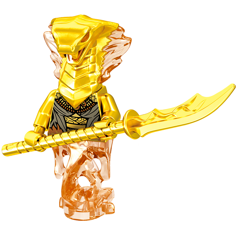 蛇怪军团兼容幻影忍者反派人仔稀有拼装收集展示积木玩具 a121布朗