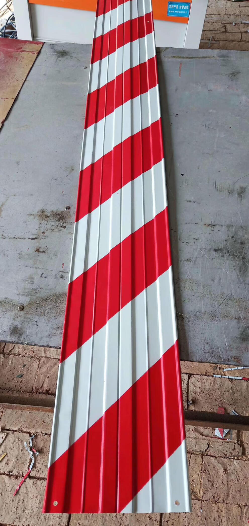 建筑工地脚手架踢脚板楼层镀锌铁皮挡脚板踢脚线安全隔离带警示带黑黄