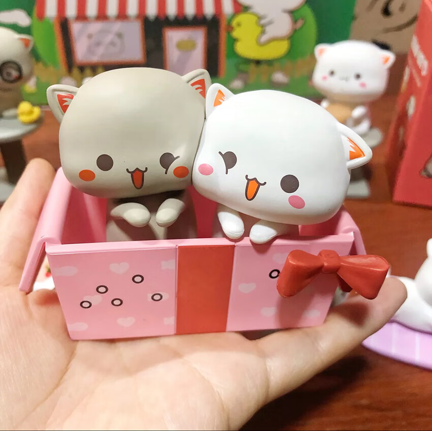 桃子猫玩具手工图片