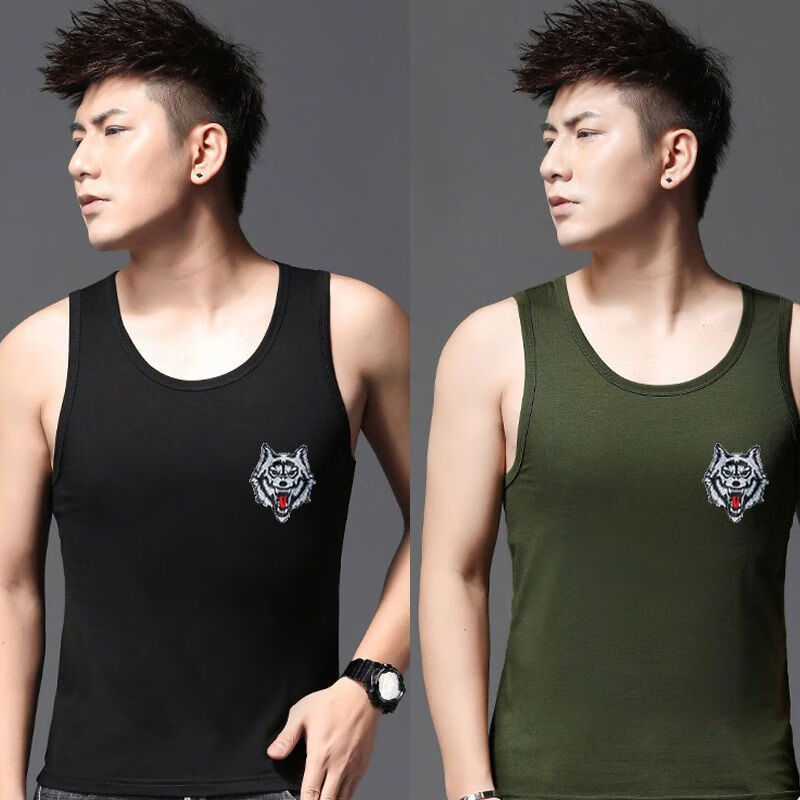 shihokoo小背心男四季可穿男士背心夏季透气运动紧身无袖坎肩健身打底