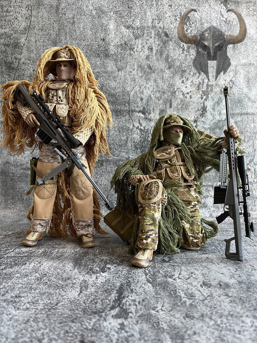 1:6特种兵人模型丛林手兵人模型关节可动玩偶cs仿真30cm军人男孩礼物