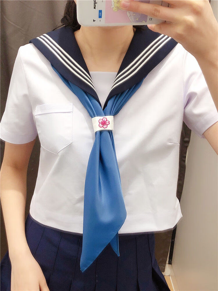 领结女日系可爱纯色学院风学生制服领巾围巾大领结三角巾女夏季咖啡色