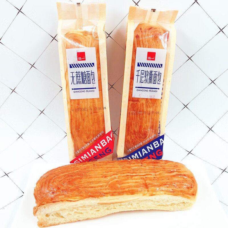 泓一千层软撕面包弘一手撕面包整箱 早餐 整箱每天有面包 泓一【千层