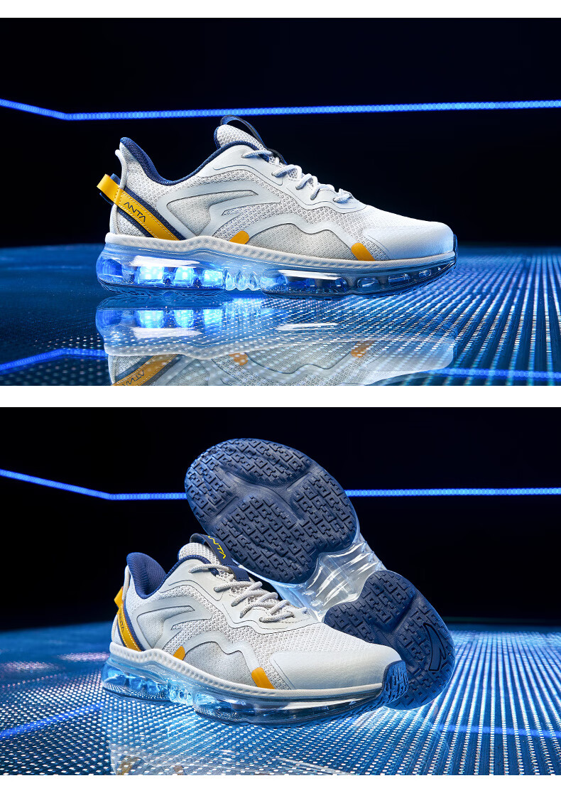 安踏男鞋星际官方旗舰网店2020夏季新款seeed全掌气垫网面透气防滑