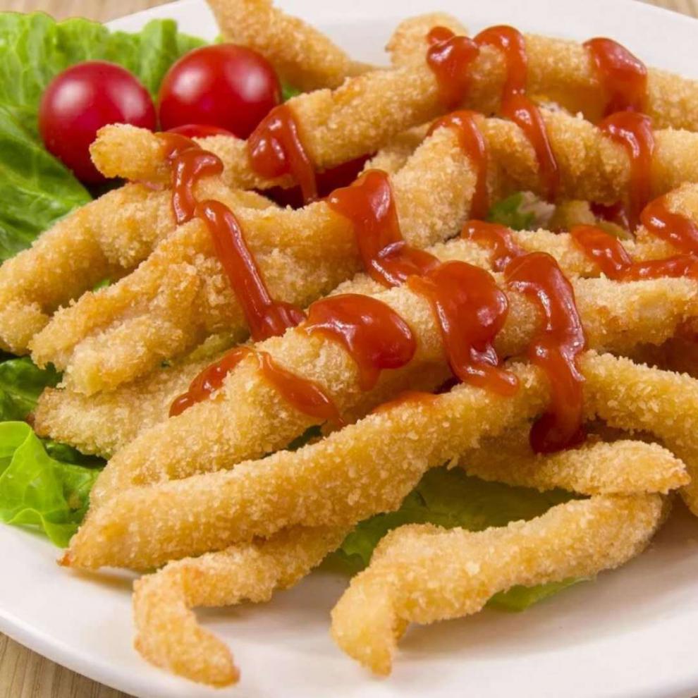 雪花鸡柳鸡米花炸鸡块鸡排油炸冷冻商用家庭装1kg10片鸡排