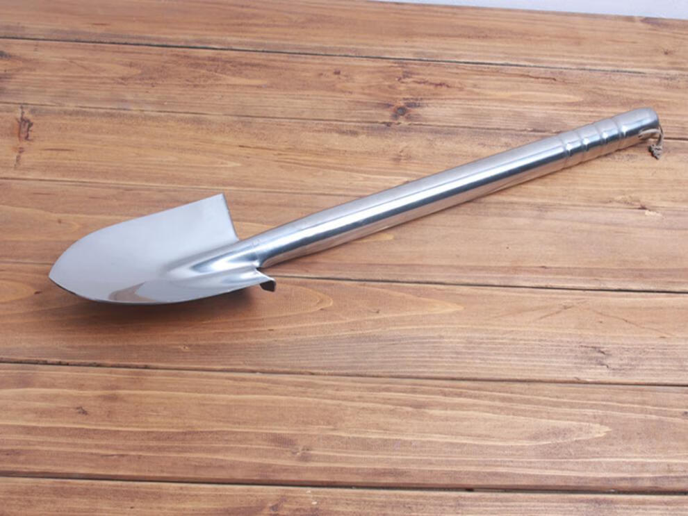 不锈钢两用锄头除草钉耙农具种菜种地挖笋小锄头花锄农用园艺工具