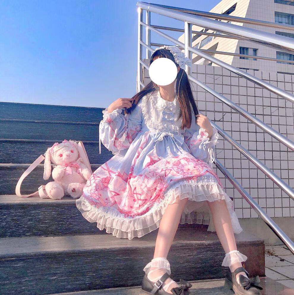 洛麗塔洋裝現貨op原創lolita日系新年連衣裙女裙子森系文藝可甜學生