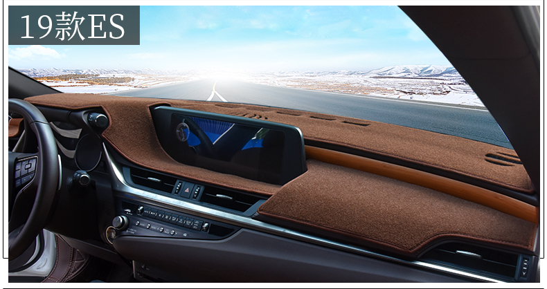 适用于雷克萨斯es200260仪表台避光垫中控工作台遮光防晒隔热内饰1822