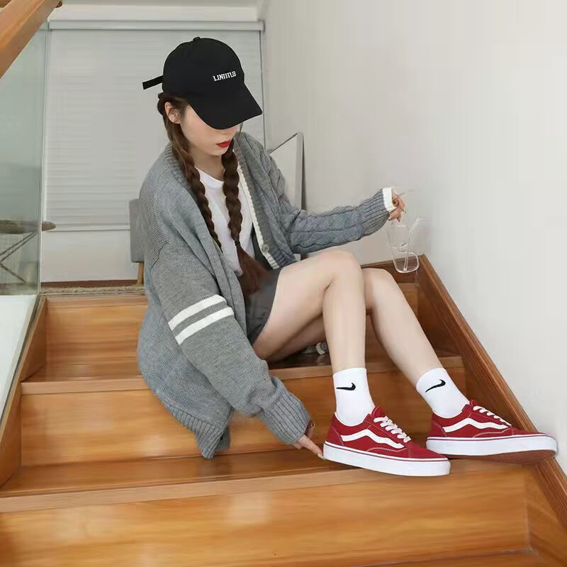 nike耐克袜子男女学生ins潮中筒袜夏季纯棉防臭吸汗透气长筒袜跑步