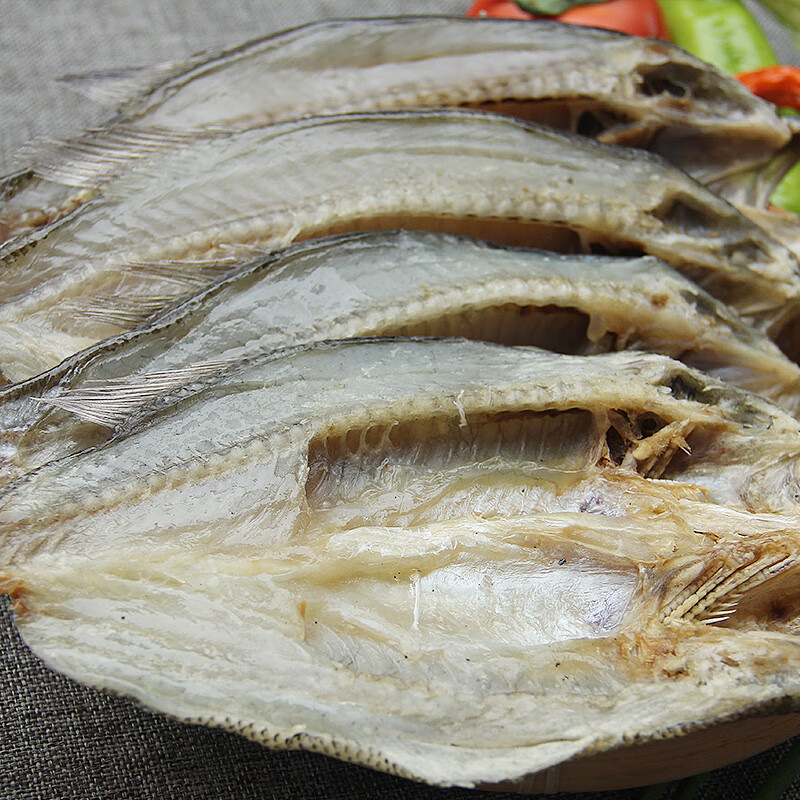 北海野生海鲈鱼干500g花鲈鱼咸鱼干海鱼黄花鱼干特产海鲜干货