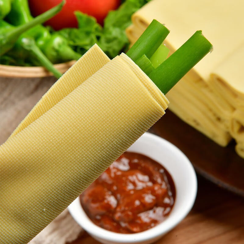 上海清美薄百叶薄千张薄豆腐皮手工卤水千张豆腐真空包装豆制品1000g