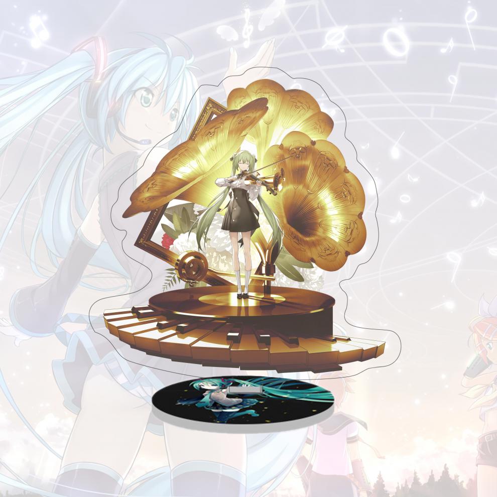 dj未来 初音立牌高约16cm(双面夹层)【图片 价格 品牌 报价】-京东