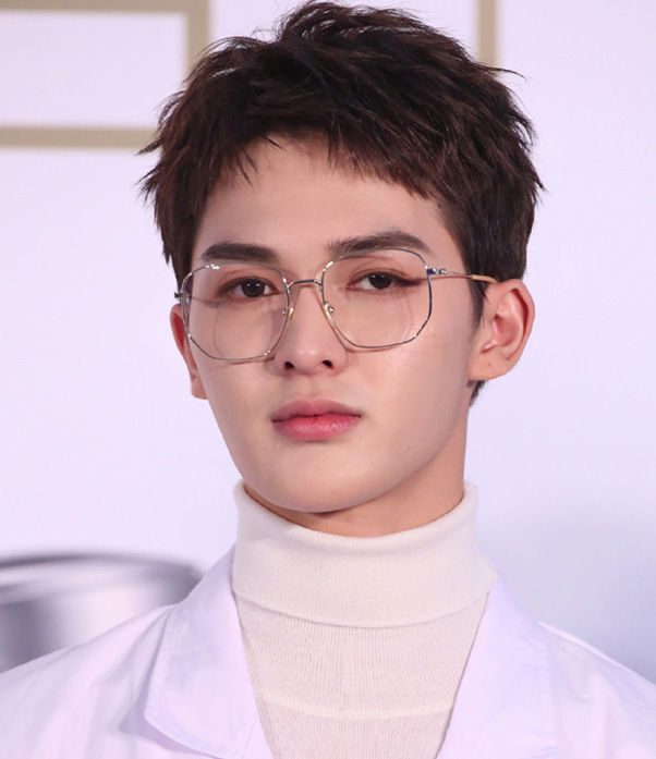 希尔库班金属流线眼镜男斯文败类金丝边眼镜男潮可配度数眼睛框镜架显