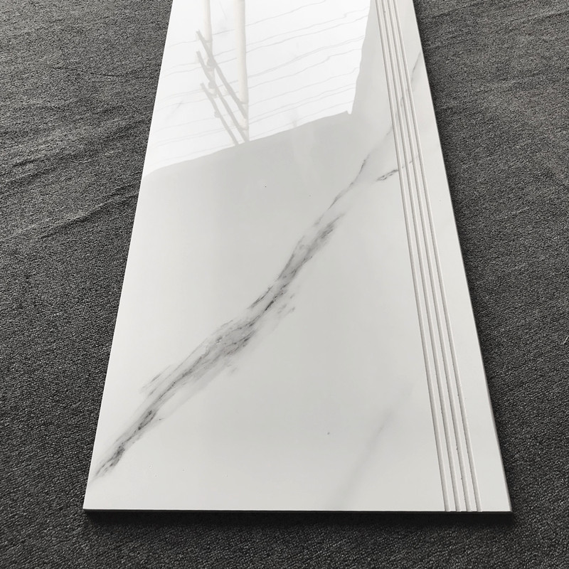 适用于楼梯踏步瓷砖一体式仿大理石1.