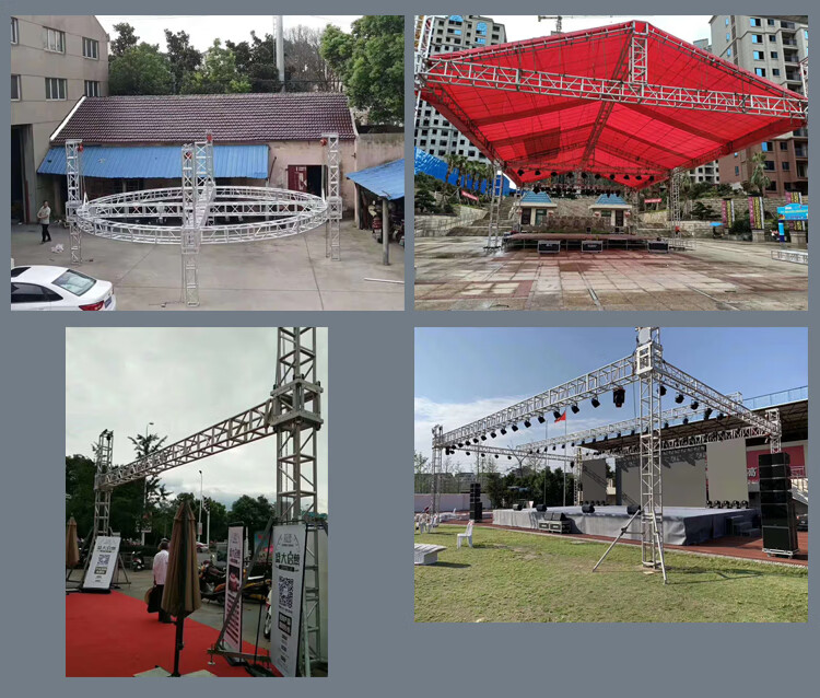 舞台架铝合金舞台桁架圆truss弧形灯光雷亚架婚庆太空龙门架子搭建