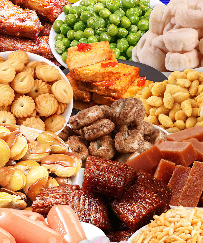 网红猪饲料零食一整箱组合送男女友生日休闲小吃批发好吃的礼盒装100