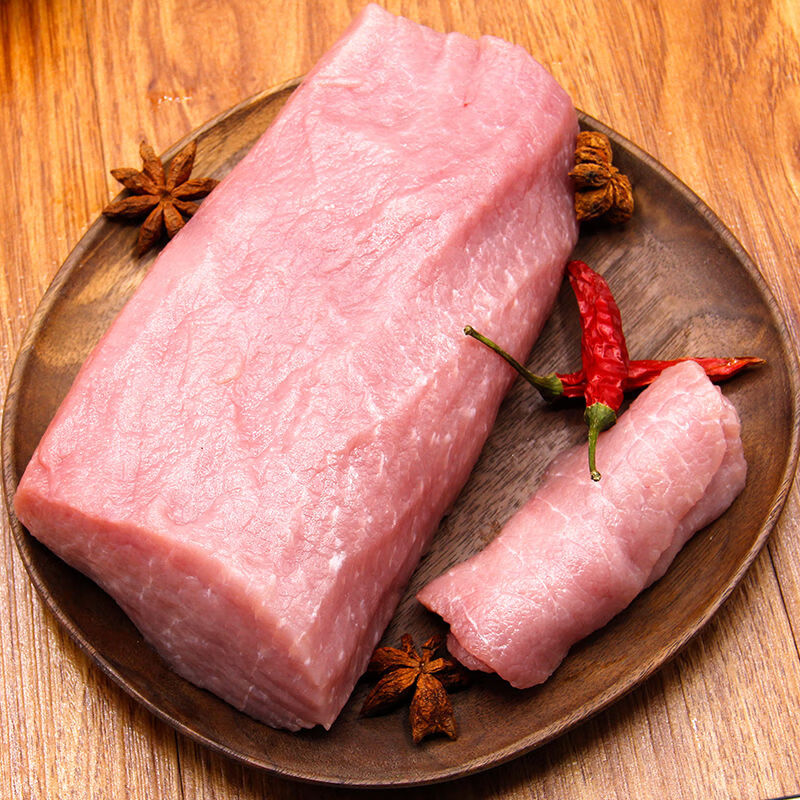 里脊肉块生肉猪肉新鲜冷冻纯瘦肉小里脊肉可做鱼香精肉丝 5斤