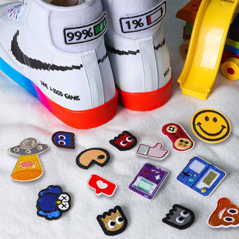 空军一号倒钩goodgameblazerlol电玩像素夜光鞋带耐克鞋带魔术贴配件