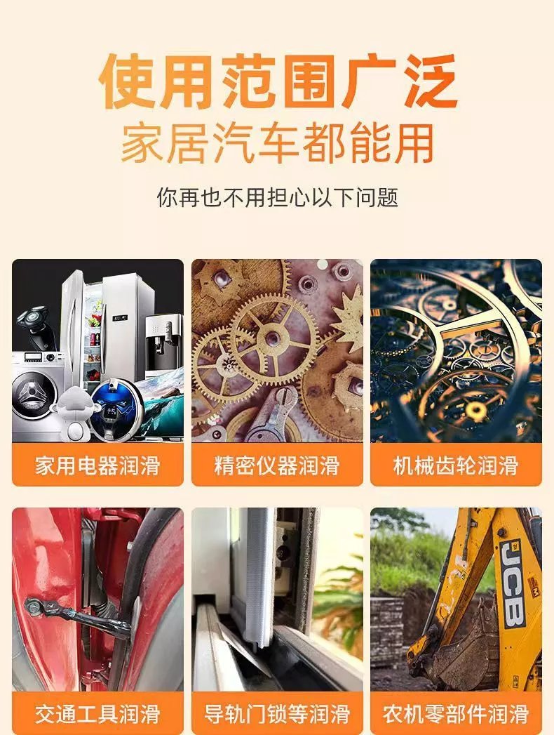 车用黄油喷剂润滑剂耐高温车门异响通用润滑黄油更高深度防锈润滑液自行 【升级浓度更高】260黄油 【1瓶装】深度润滑+防水防锈详情图片4