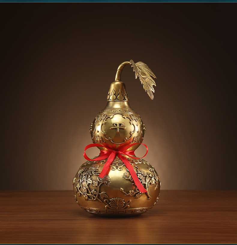 5cm黄铜平安葫芦(黄)